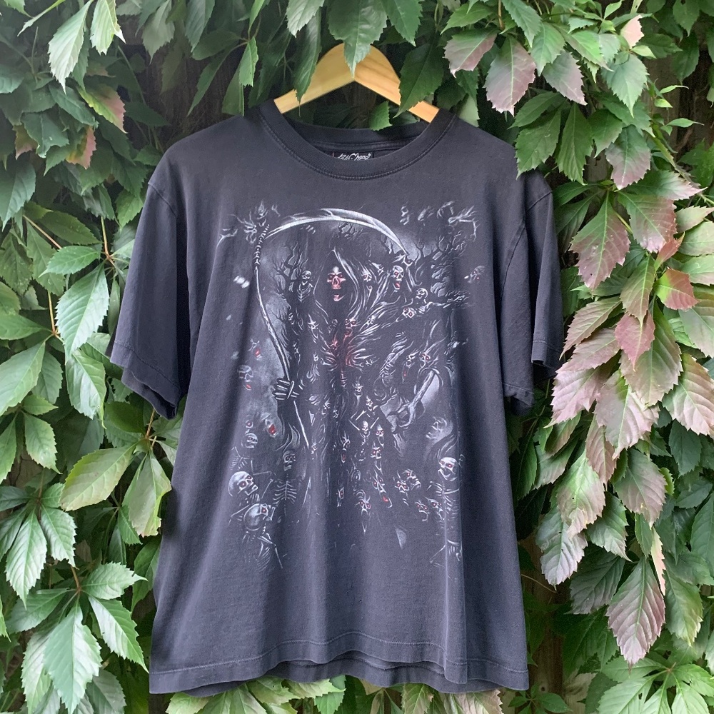 Vintage Skeleton Scythe Tee